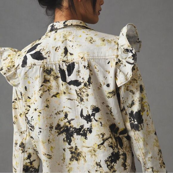 NWOT Pilcro ANTHROPOLOGIE Utility Blouse Button Down - Picture 3 of 8